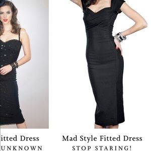 Stop starring- mad styled fitted dress